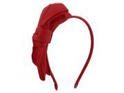 Women Boutique Stylish Hairstyle Nylon Bowtie Chinese Red Hairdressing Hair Hoop