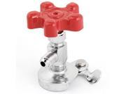 Unique Bargains Screw On Design Universal Can Tap Valve Refrigeration Tool Red Silver Tone