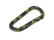 Camping Hunting Camouflage Pattern Spring Loaded Carabiners Clips Hooks 8cm Long