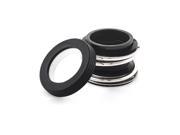 Unique Bargains Coil Spring Rubber Bellows 24mm Inner Dia Mechanical Shaft Seal