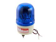 Blue Rotary Emergency Light Industrial Buzzer Warning Lamp DC24V 10W LTE 1101J