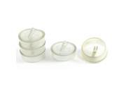 40mm Diameter Clear Rubber Water Sink Strainer Plug Disposal Stopper 5 Pcs