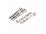 Unique Bargains M10x90mm Thread 304 Stainless Steel Hex Socket Bolt Silver Tone 5Pcs Unique Bargains M10x90mm Thread 304 Stainless Steel Hex Socket Bolt Silver Tone 5Pcs