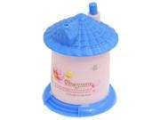 Dinner Table Automatic Plastic House Shaped Toothpick Holder Blue Pink