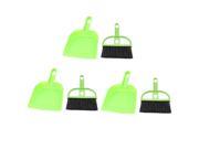 3 Pcs Portable PC Desk Computer Keyboard Duster Cleaning Cleaner Brush Green