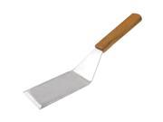 Unique Bargains 11.2 Length Stainless Steel Wide Pancake Turner Spatula Silver Tone Brown