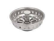 Durable Kitchen Perforated Basket Basin Stopper Filter Sink Strainer