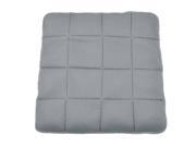 Unique Bargains Home Sofa Cover Gray Check Pattern Bamboo Charcoal Fiber Seat Cushion