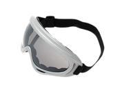 Unique Bargains Winter Sports Silver Tone Frame Uni Lens Snowboard Ski Goggles
