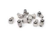 Unique Bargains 10 x M5 Elbow Design Pneumatic Quick Coupler Adapters Fitting for 4mmx3mm Tube