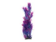 Unique Bargains 57cm Height Blue Purple Emulational Plant Ceramice Base for Aquarium