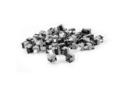 55Pcs 6 Pin Square 8.5mmx8.5mm Momentary DPDT Mini Push Button Switch
