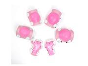 6pcs Skating Protective Gear Wrist Guard Elbow Knee Pad Protector For Child