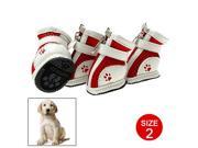 Unique Bargains Sporty Pet Size 2 Protective Cute Boot Mesh Dog Shoes