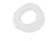 Unique Bargains White 8mm Outside Dia. 14M Polyethylene Spiral Cable Wire Wrap Tube