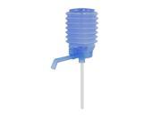 Home Office Blue Plastic Square Shape Drinking Water Press Pump
