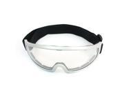 Unique Bargains Outdoor Black Full Frame Clear Uni Lens Eye Safety Goggle Glasses for Lady Man