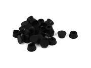 28pcs 25mm x 12mm Cone Design Pad Furniture Table Chair Leg Cap Tips Foot Covers