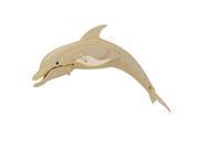 DIY Dolphin Model Wooden Construction Kit Toy for Child