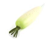 Plastic Artificial White Turnip Radish Vegetable