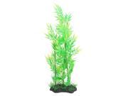 Emulational Plant Bamboo Aquarium Fish Tank Decor Green Yellow 14.6