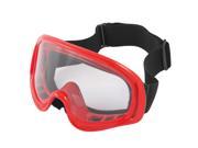 Unique Bargains Red Anti Dust Fog Full Frame Motorcycle Safety Ski Sports Goggles Eyewear