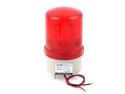 Industrial AC 220V Red Flash Emergency Rotary Warning Lamp Signal Tower Light