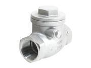 Unique Bargains Tube Adapter 3 4PT Dia One Way Horizontal Type Check Valve Connector 200WOG