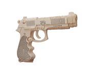Beretta M92F Model Woodcraft Construction Kit Educational Assembly Toy Plaything
