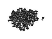 100 x Removable Head Nylon Push Rivet Fasteners for 5.5 6.5mm Thick Panel