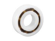 POM Plastic 6203 17mm 40mm 12mm 17x40x12mm Deep Groove Ball Bearing White