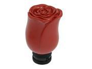 Universal Car Rose Flower Stick Shift Gear Knob Cover Red