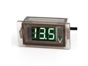 Unique Bargains 45cm Cable Red LED Panel Mini Volt Meter Voltmeter 8 24V for motorcycle