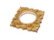 Gold Tone Square Shape Vintage Style Roman Blind Window Curtain Ring