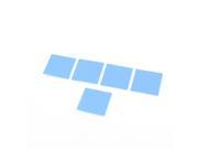 5 Pieces Thermal Conductive Heatsink Mount Stickers Blue 20x20mm