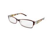 Unique Bargains Rectangle Clear Lens Plastic Frame Plano Plain Glasses Uzzyz