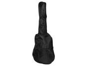 Unique Bargains Black Water Resistant Zipper Guitar Carrying Bag 38 Kssid