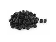 80pcs 12mm Black Rubber Table Chair Furniture Foot Cover Pad Floot Protectors