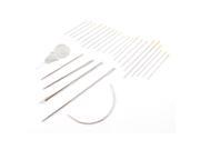 Unique Bargains Household Sharp Tip Repair Quilting Tailoring Sewing Needle Set