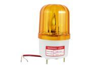 Industrial AC 220V Flashing Signal Indicating Warning Lamp Light Yellow