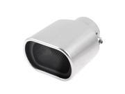 Unique Bargains Round 2.3 Inlet Dia Stainless Steel Exhaust Muffler Tip for Automobile Car