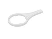Unique Bargains Racket Shaped 3.9 Hole Dia Plastic Filter Housing Wrench White