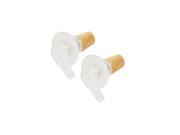 Unique Bargains 2 x Right Angle Gold Tone Clear Plastic Aquarium Air Pump Check Valves