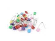 Unique Bargains Baby Child Cloth Diaper Nappy Safety Pins Hold Clip Assorted Color 30pcs