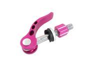 Unique Bargains Fuchsia Seat Quick Release Binder Bolt For Bike Bicycle