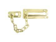 Unique Bargains Unique Bargains Gold Tone Metal Security Chain Guard for Interior Door