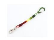 Plastic Stretchy Coil Lanyard Mobile Phone Cord Spring Key Chain 7 Long