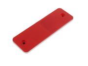 Red Plastic Self Adhesive Reflective Sticker Decal 15 x 5cm for Auto Car Vehicle