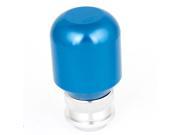 Unique Bargains Auto Car Decorative Gear Shift Knob Decor Silver Tone Blue