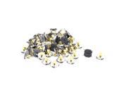 Unique Bargains Momentary Push Button 4 Pin Tact Switch SMD SMT 4mmx4mmx3.5mm 50pcs